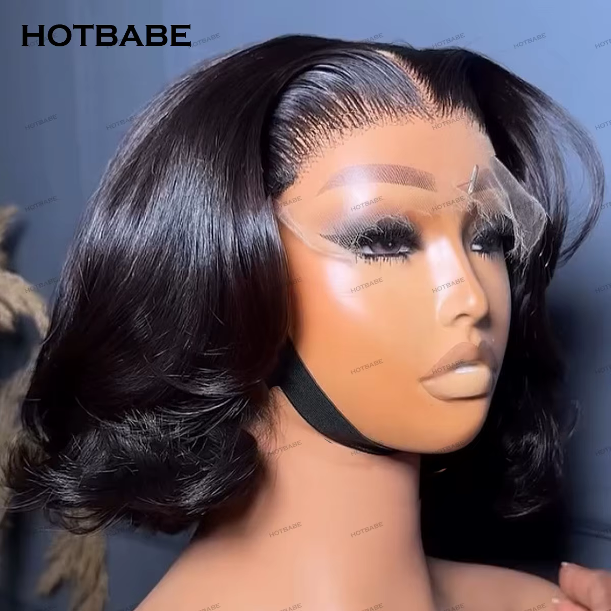 400 densité sans colle perruques cheveux humains Super Double dessiné rebondissant bouclés 13x6 HD d