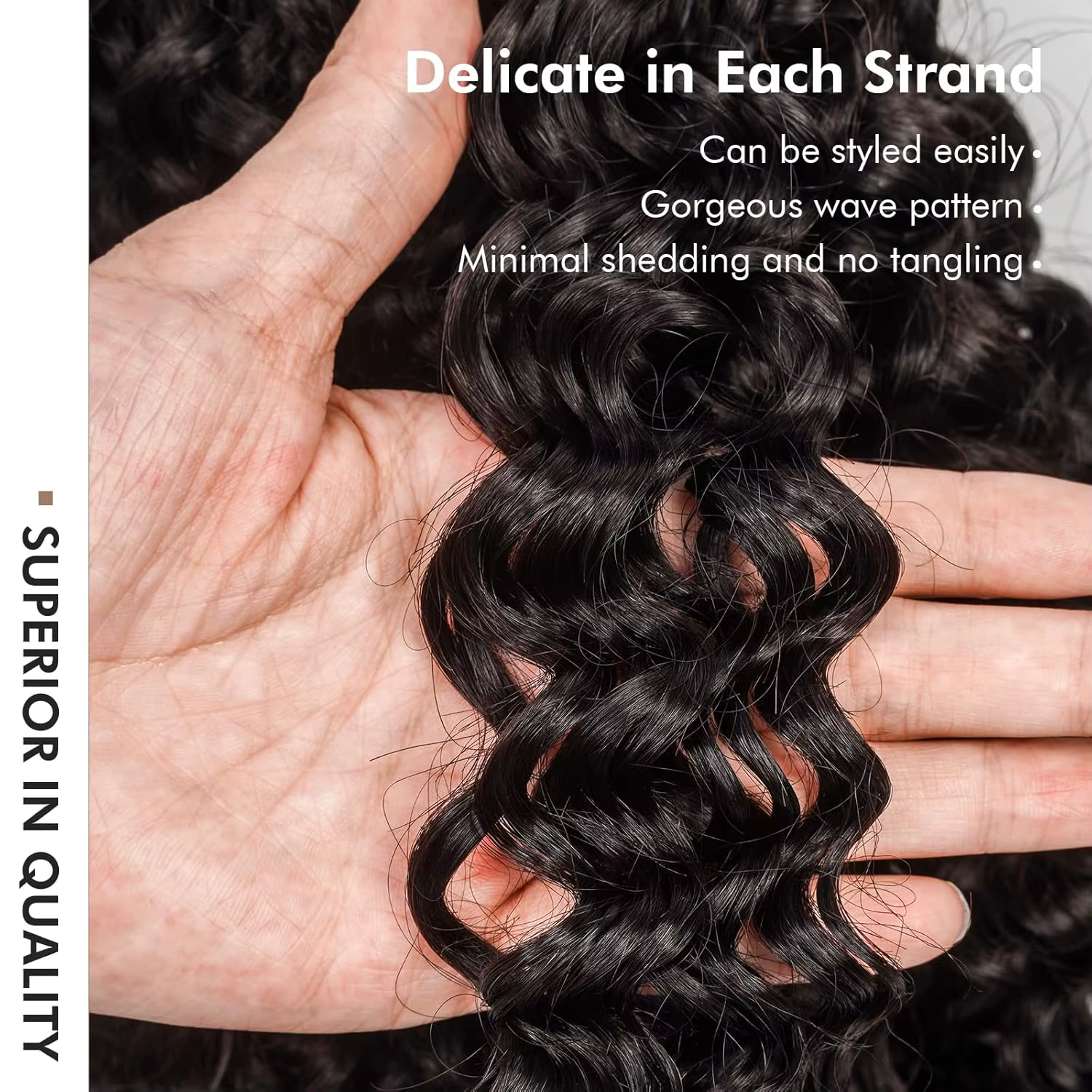 Extensions de cheveux humains au Crochet, cheveux humains bouclés et serrés, pré-séparés, sans nœuds