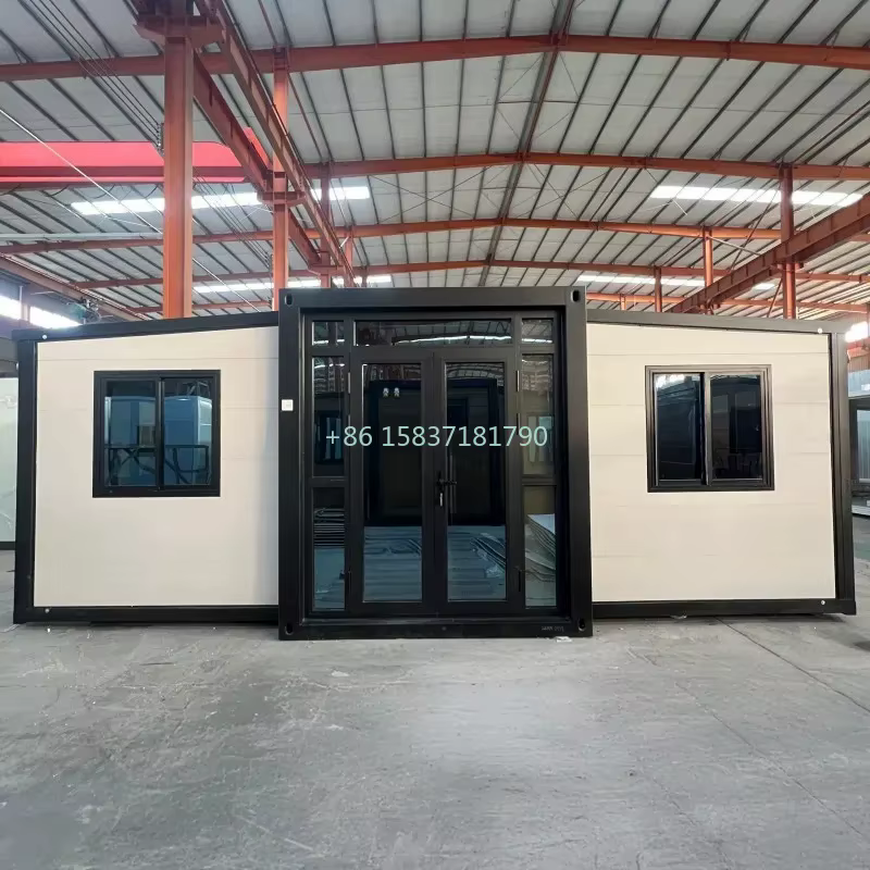 Maison de conteneur extensible pliante, petite maison préfabriquée, conteneur multifonctionnel pliab