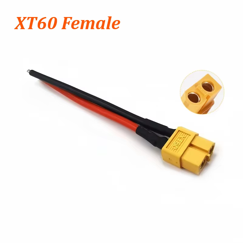 Connecteur de batterie parallèle XT60, fil de Silicone à 3 voies 14awg mâle/femelle, double Extensio