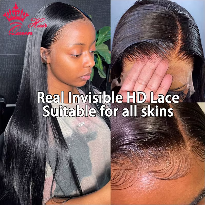 Small Cap Size Wig Queen Hair Real HD Lace Wig Raw Human Hair FULL Frontal Closure HD Melt Skin Lace