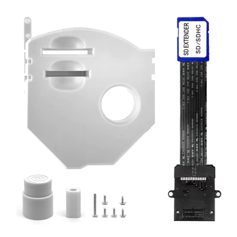 GDEMU Kit de montage de carte SD à distance de couleur claire avec câble d'extension pour adaptateur