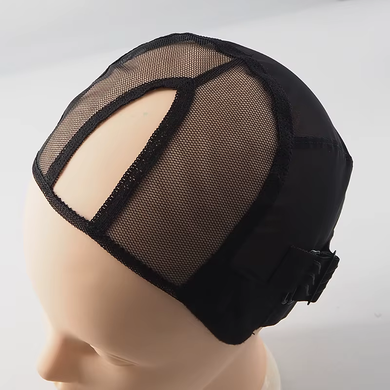 2025 nouveaux capuchons de perruque de partie de style V avec des crochets élastiques faciles à port
