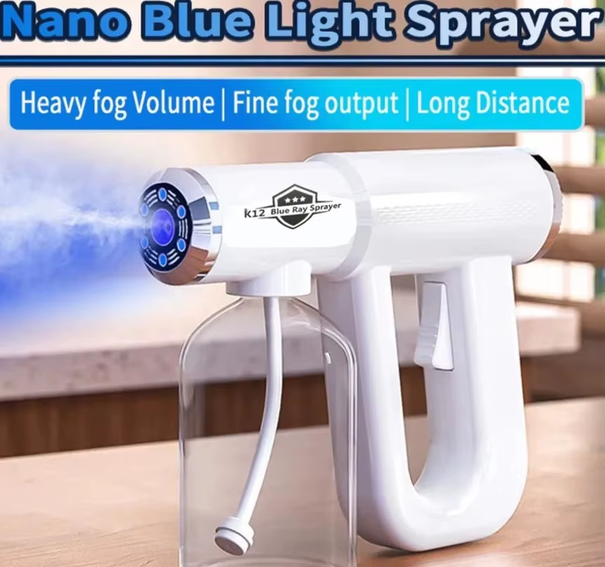 Spray de soin capillaire Nano Blue Light 300ML - Vapeur sans fil rechargeable par USB, outil de coif