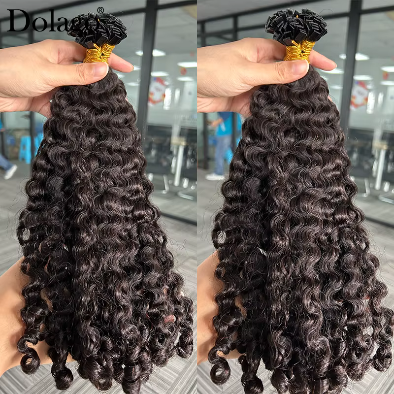 K conseils Extensions de cheveux pour femmes birmans cheveux bouclés paquets cheveux humains naturel