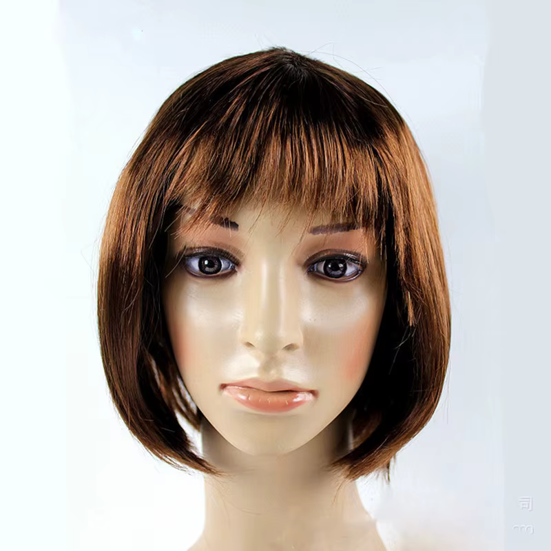 Bob perruque jolies femmes courtes Bob perruques mode naturelle Halloween Cosplay Anime perruques mi