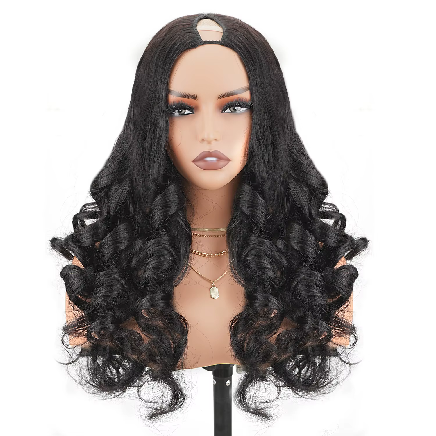 Perruque en cheveux humains U Part V Part Body Wave, densité 200, version améliorée, 30 32 pouces, c