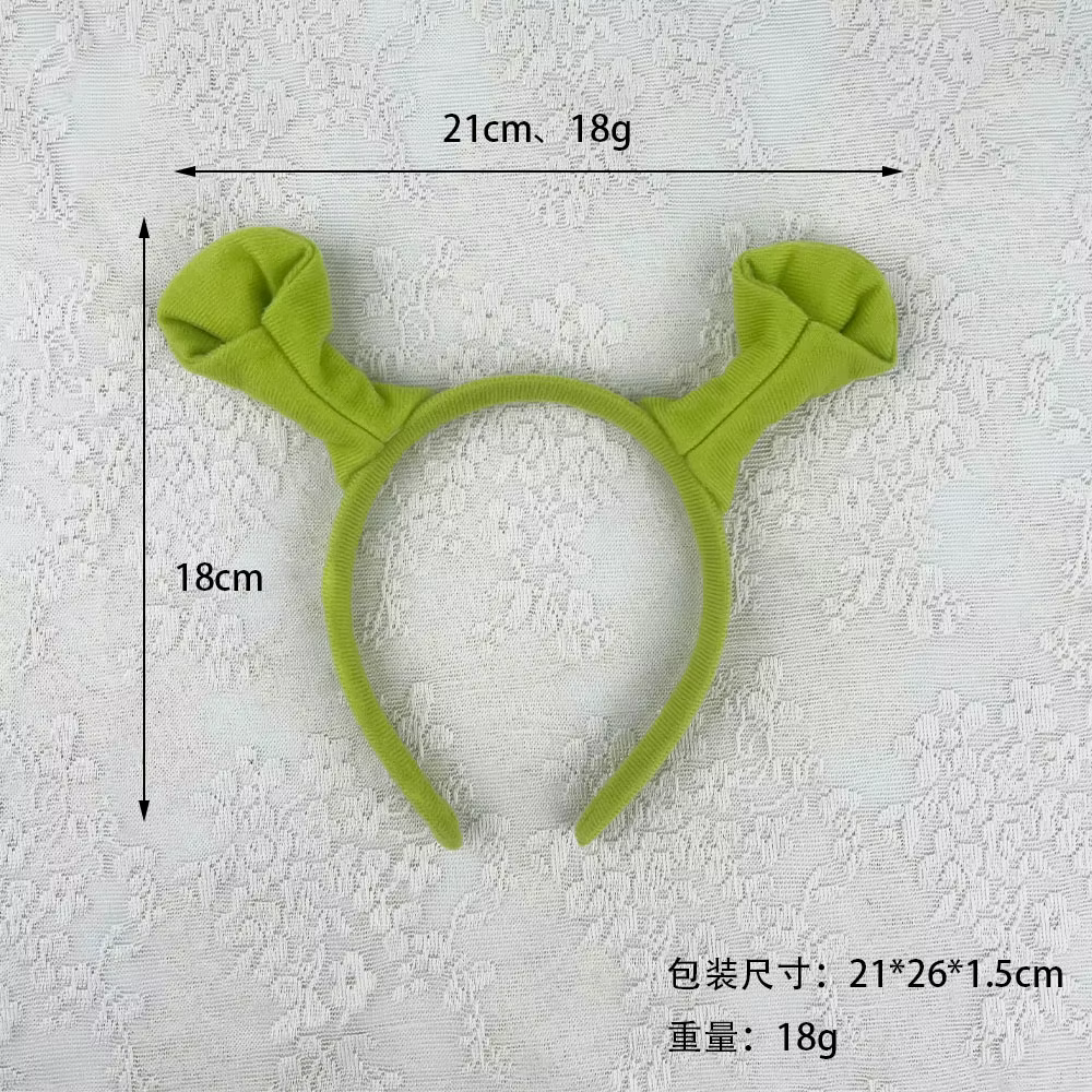 Perruque synthétique REEWES Sherk Monster Fiona pour adulte, accessoires de déguisement de fée, orei