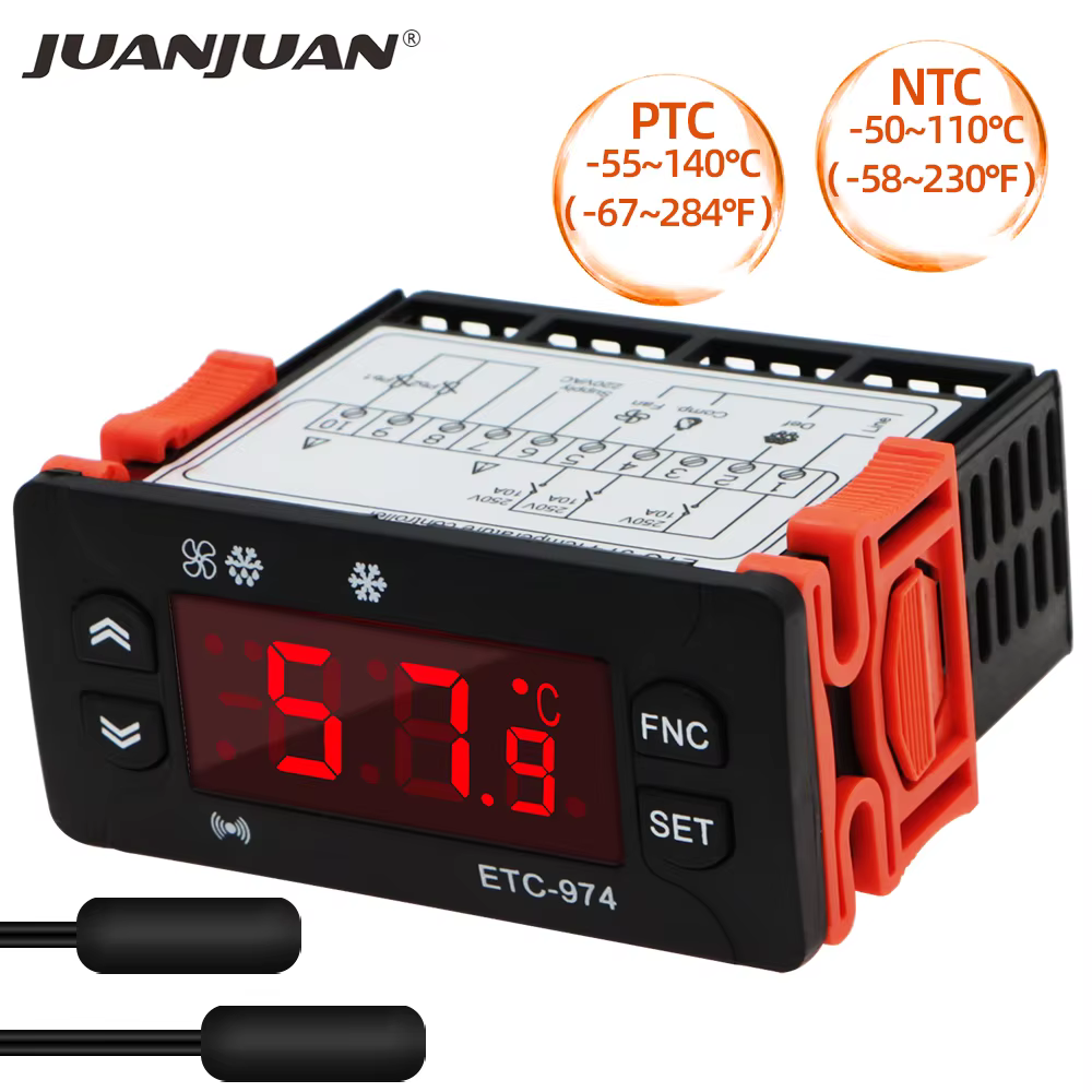 Régulateur de température ETC-974 micro-ordinateur 220V numérique Mini ThermoandreSotchi thermorégul