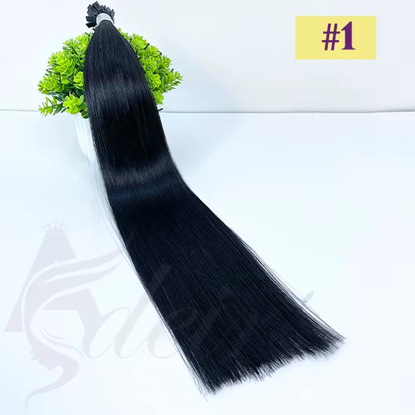 ADEIRS-Extensions de Cheveux à Pointe Plate, 100% Vrais Cheveux Humains, Capsule ktKerBrian, Brun, B