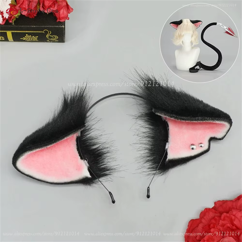 Jane Doe Cosplay perruque 70 cm noir rouge perruque pour femmes ZZZ Cosplay Anime perruques résistan