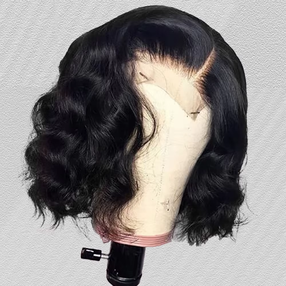 13x6 sans colle HD dentelle avant perruque vague de corps brésilien cheveux humains pré-coupé dentel