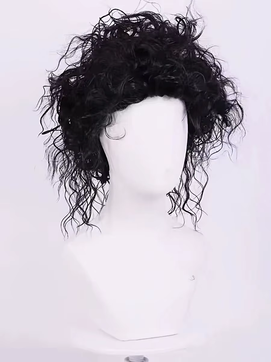 Perruque synthétique de haute qualité pour cosplay du personnage Edward Scissorhands, idéale pour Ha