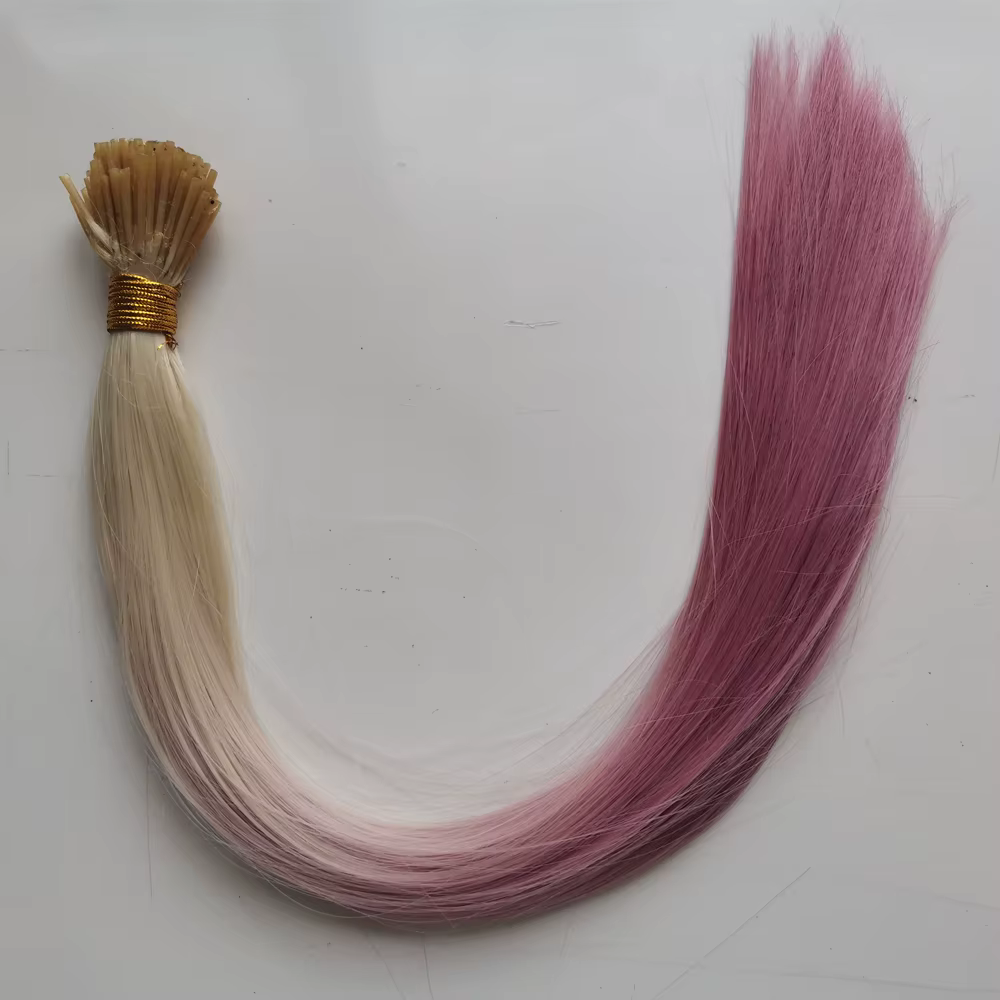 Extensions de cheveux synthétiques colorés pour femmes, postiches arc-en-ciel, document ombré 16 pou