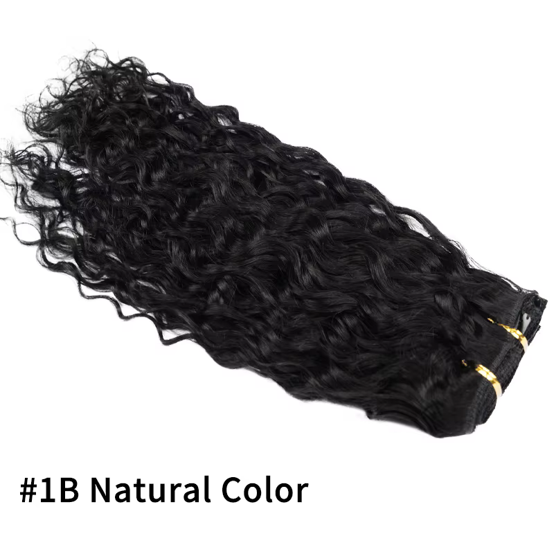 Veravicky-Extensions de Cheveux Naturels Européens Remy Ondulés à réinitialisation, Fait à la Machin