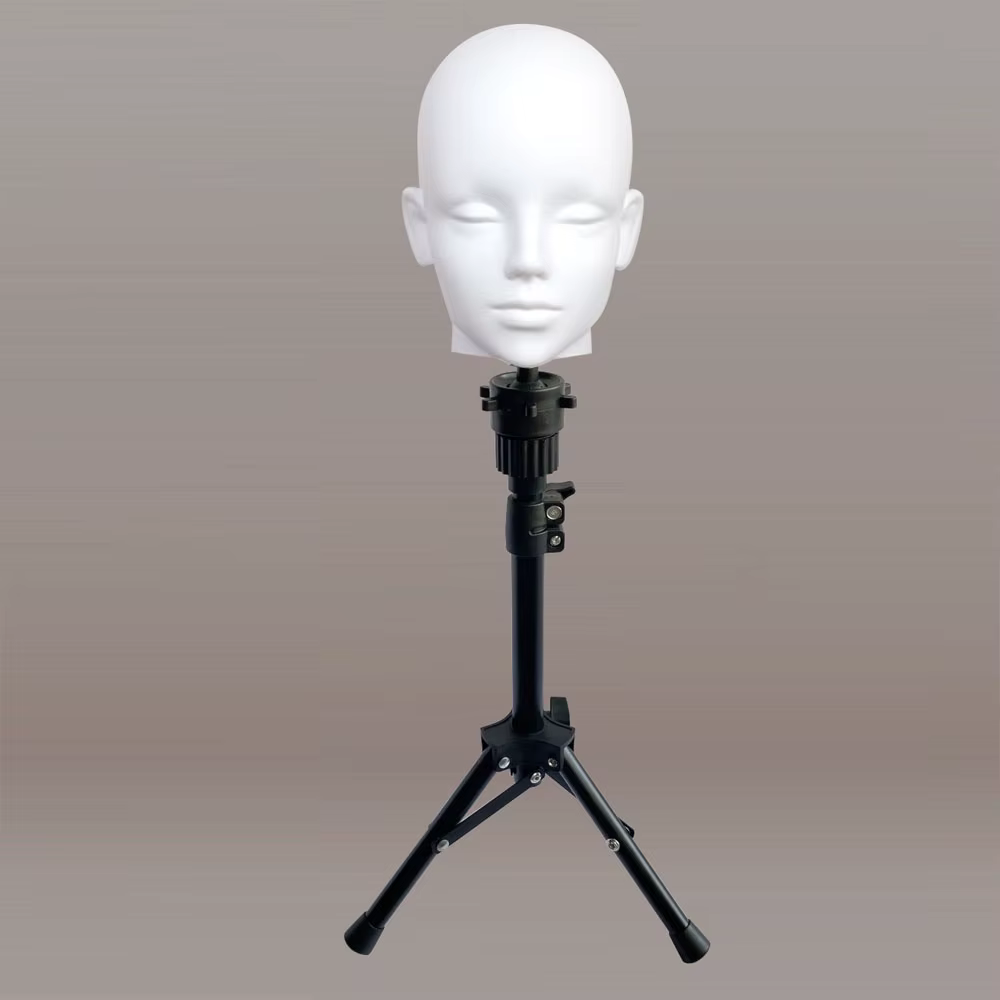 Perruque tête modèle Mannequin factice perruque lunettes chapeau présentoir support postiches suppor