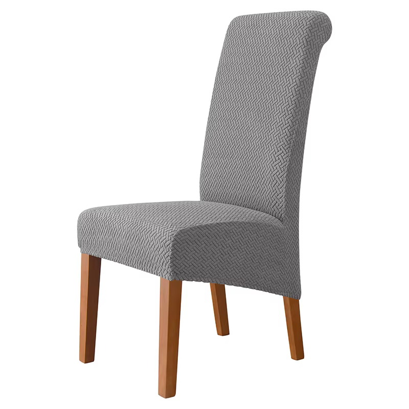 Housse de chaise en polaire extensible, taille XL et taille M, sergé Jacquard, étui de siège arrière