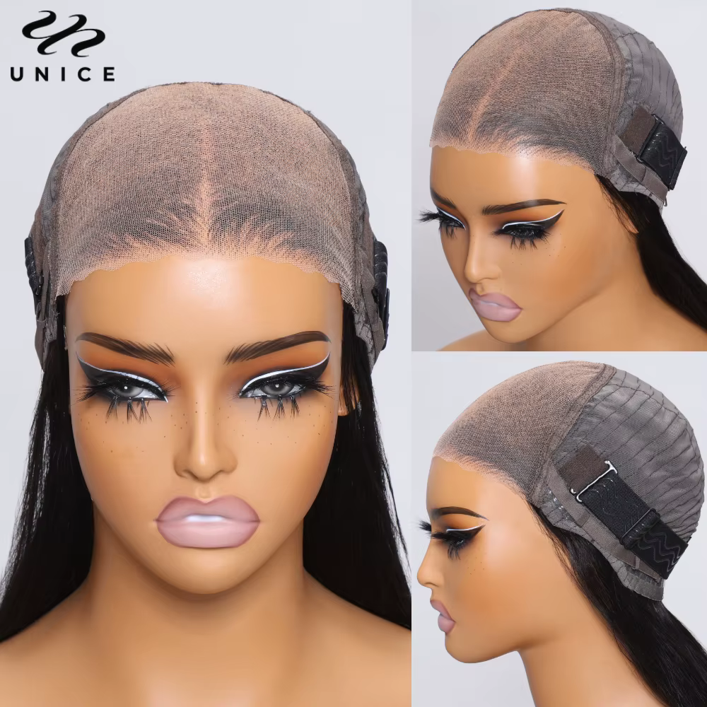Perruque Lace Front Wig naturelle ondulée-UNice Hair, cheveux humains, Body Wave, 7x5, pre-cut, sans