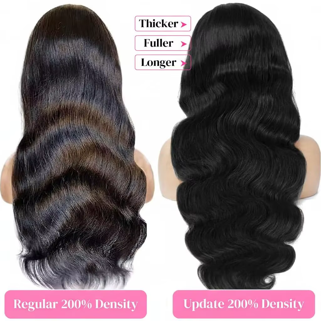 30 40 pouces 13x6 vague de corps Hd cheveux humains dentelle frontale perruque 13x4 vague de corps p