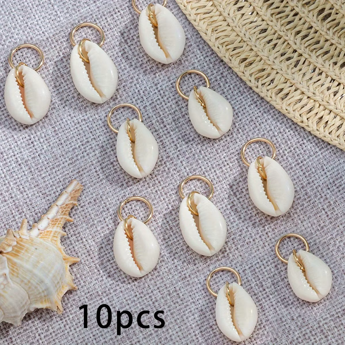 10 pinces à cheveux coquillage pour dreadlocks, extensions de tresses, DIY, plage, festival, usage q