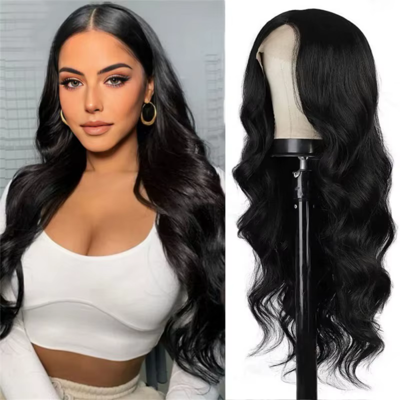 Ultraviolet 600 Middle Part Long Hair, Big Wave Synthetic, High Temperature Silk Mechanism, Full Hea
