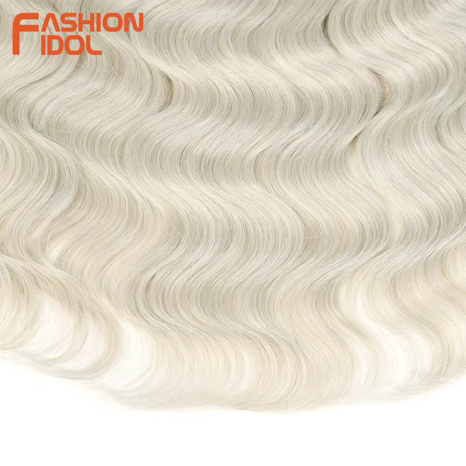 FASHION IDOL 24 pouces vague de corps Crochet tresses cheveux synthétiques pour les femmes noires va