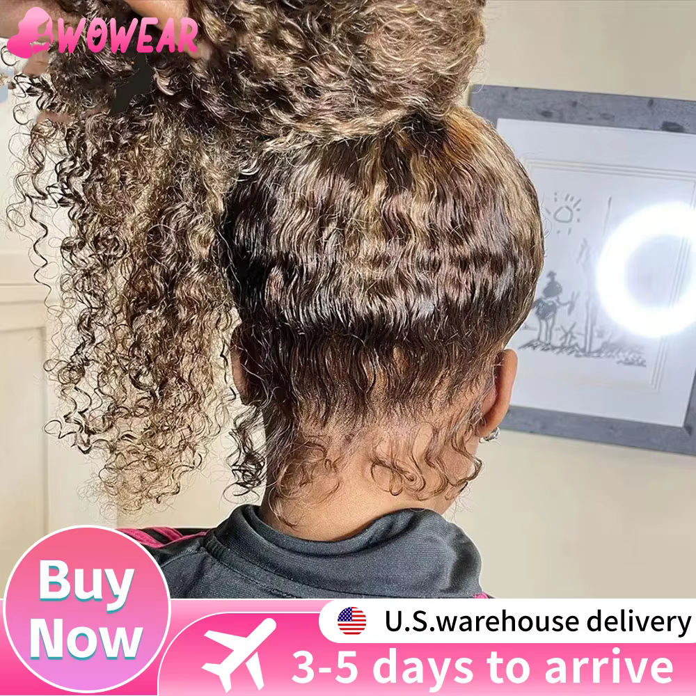 Perruque de cheveux humains bouclés pleine dentelle 360 Invisi sangle mettre en évidence perruque 13
