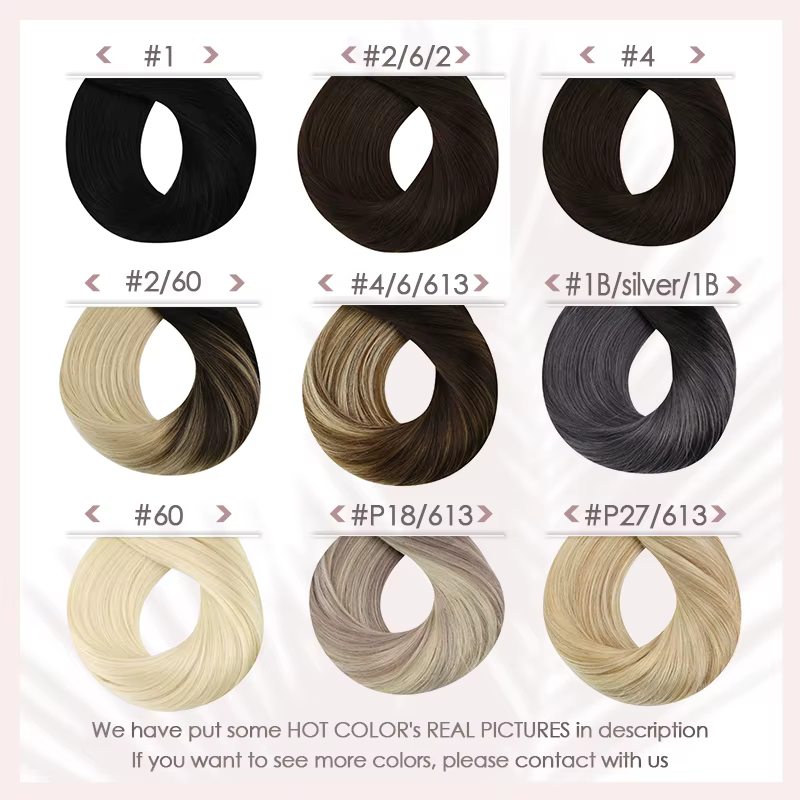 Ugeat Microlink-Extensions de Cheveux Humains, 14-24 Pouces, Vrais Cheveux Humains Naturels, 1g/1s 1