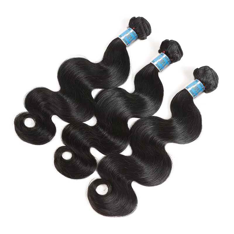 Ali Queen cheveux péruvien vague de corps cheveux humains vierges crus paquets 8 "-28" couleur natur