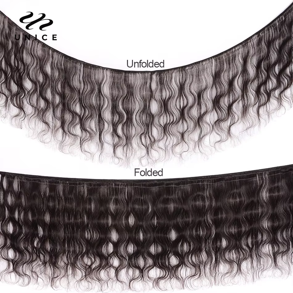 Tissage en lot péruvien 100% naturel Body Wave-UNice Hair, cheveux vierges, extension capillaire, 30