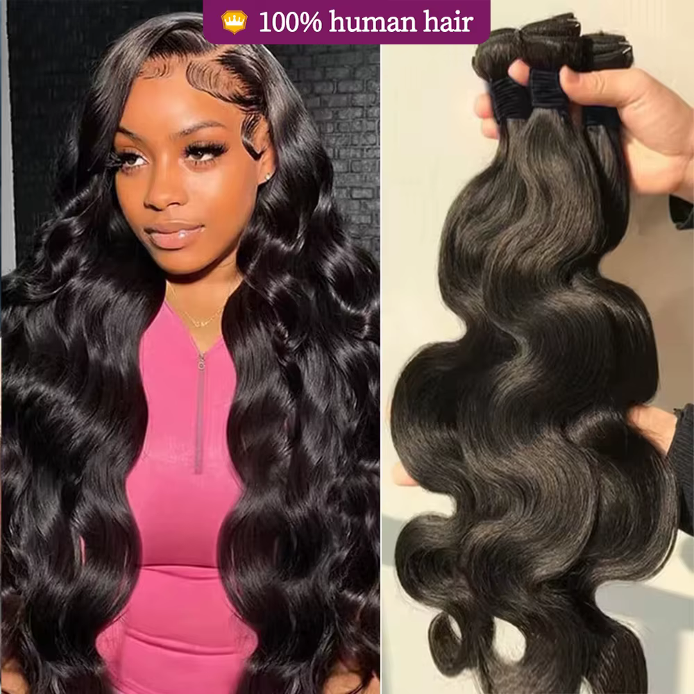 Body Wave Tissage Humain Hair 12-32 pouce