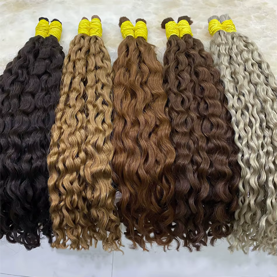 REMI Extensions de cheveux humains 100% naturels vietnamiens en vrac pour tressage