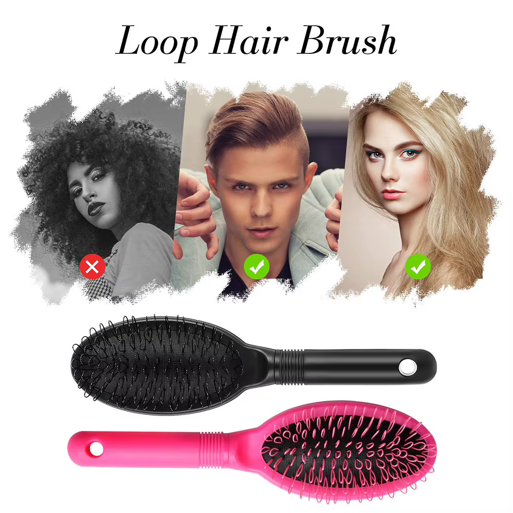 Brosse à boucles pour perruque