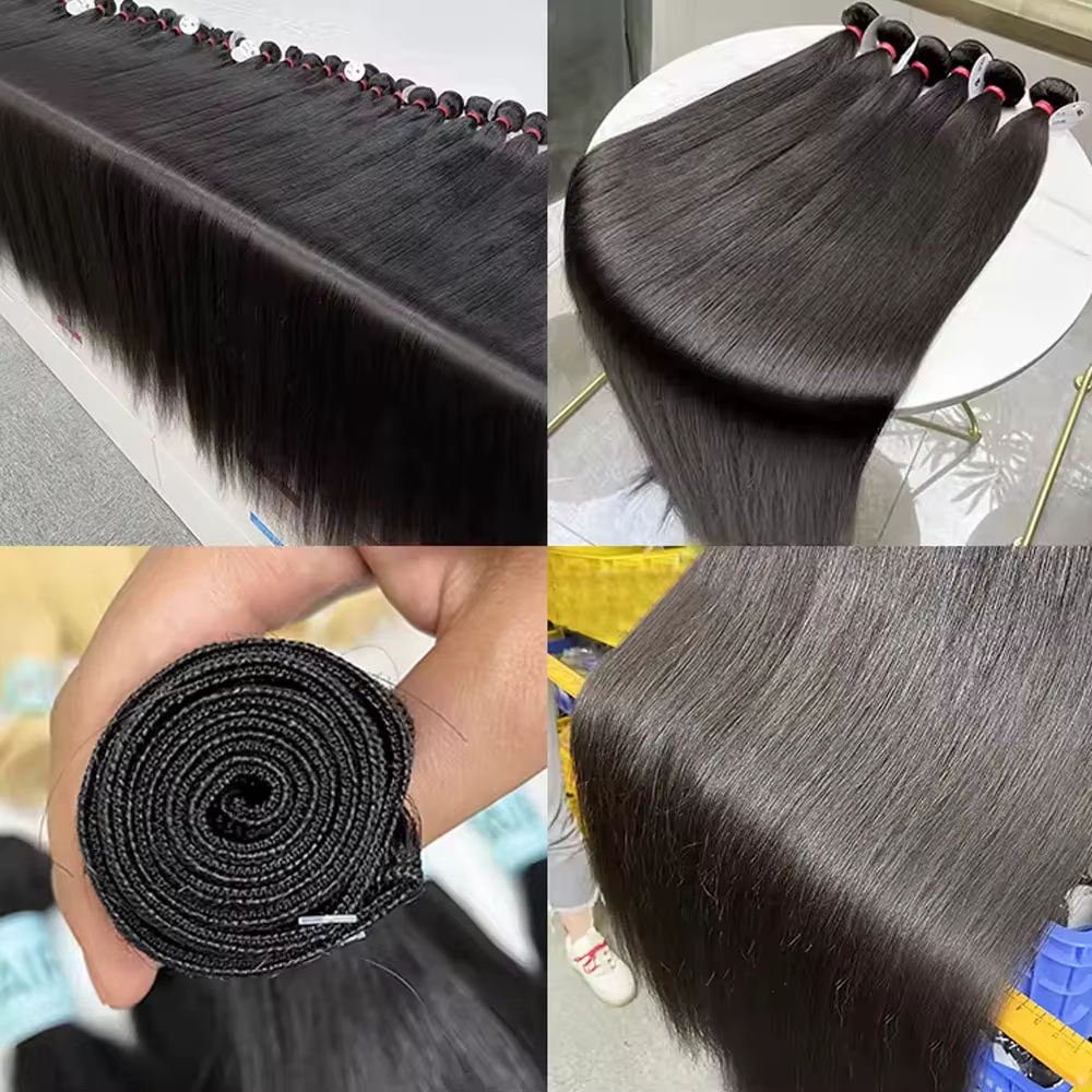Extensions de cheveux humains brésiliens vierges