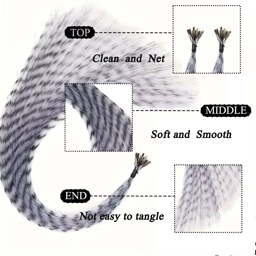 Extensions de cheveux synthétiques colorées I-Tip