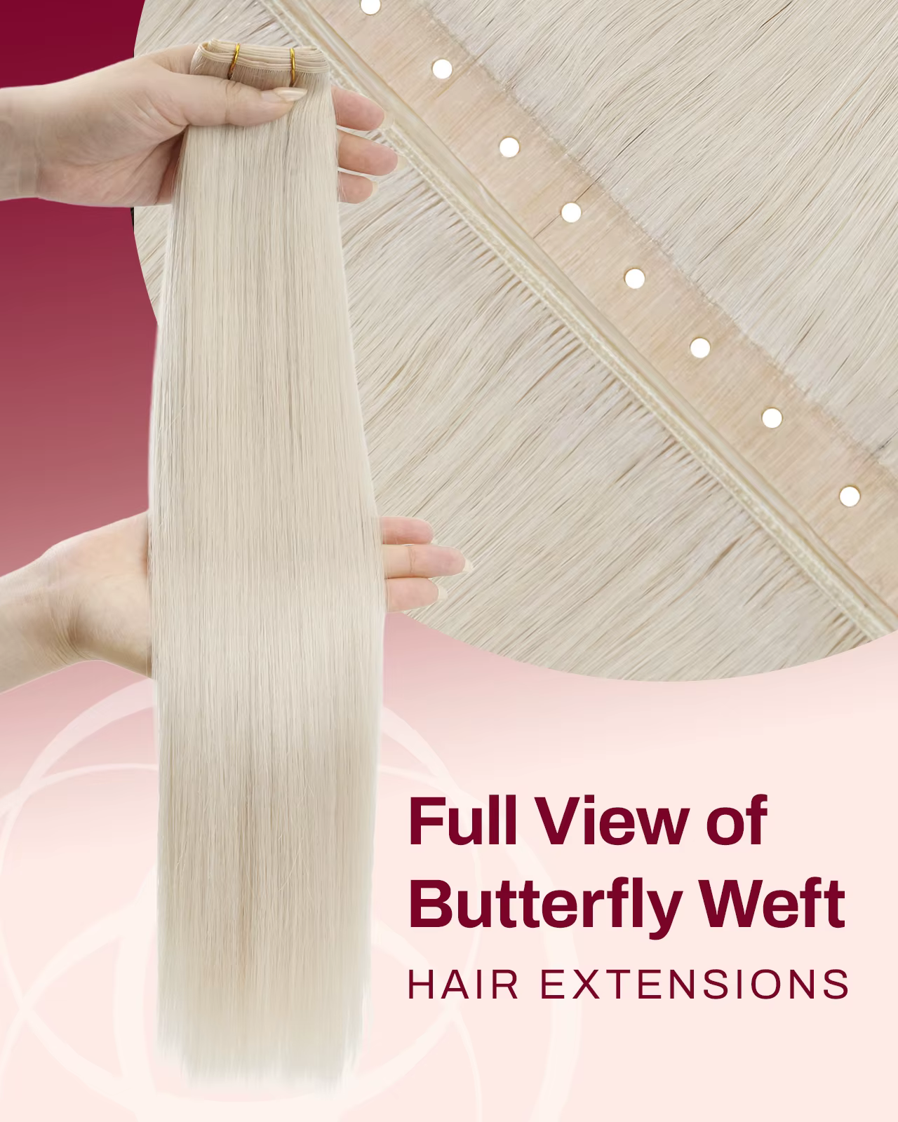 Extensions de cheveux Moresoo Butterfly Weft