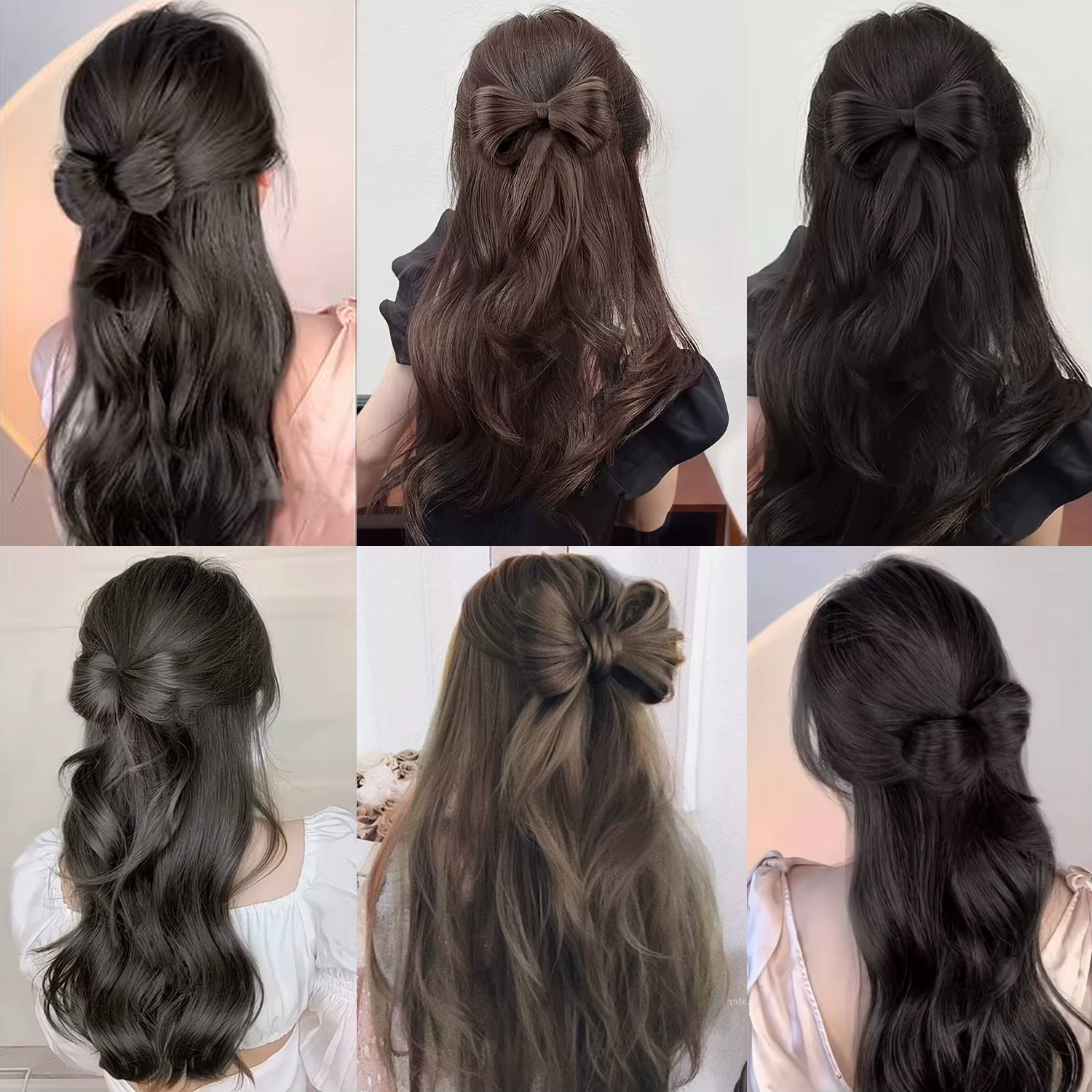 Chignon à nœud papillon