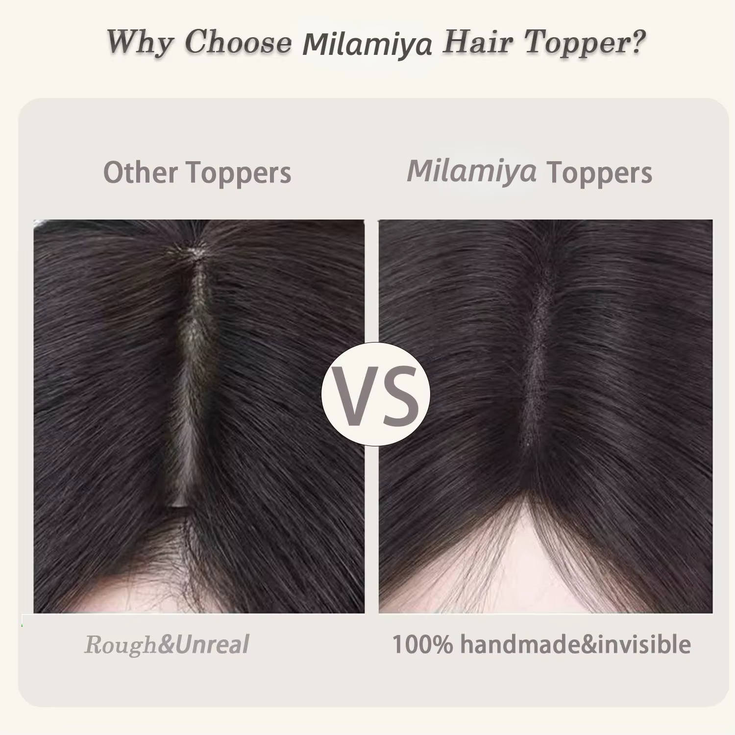 Postiche pour femmes, cheveux humains