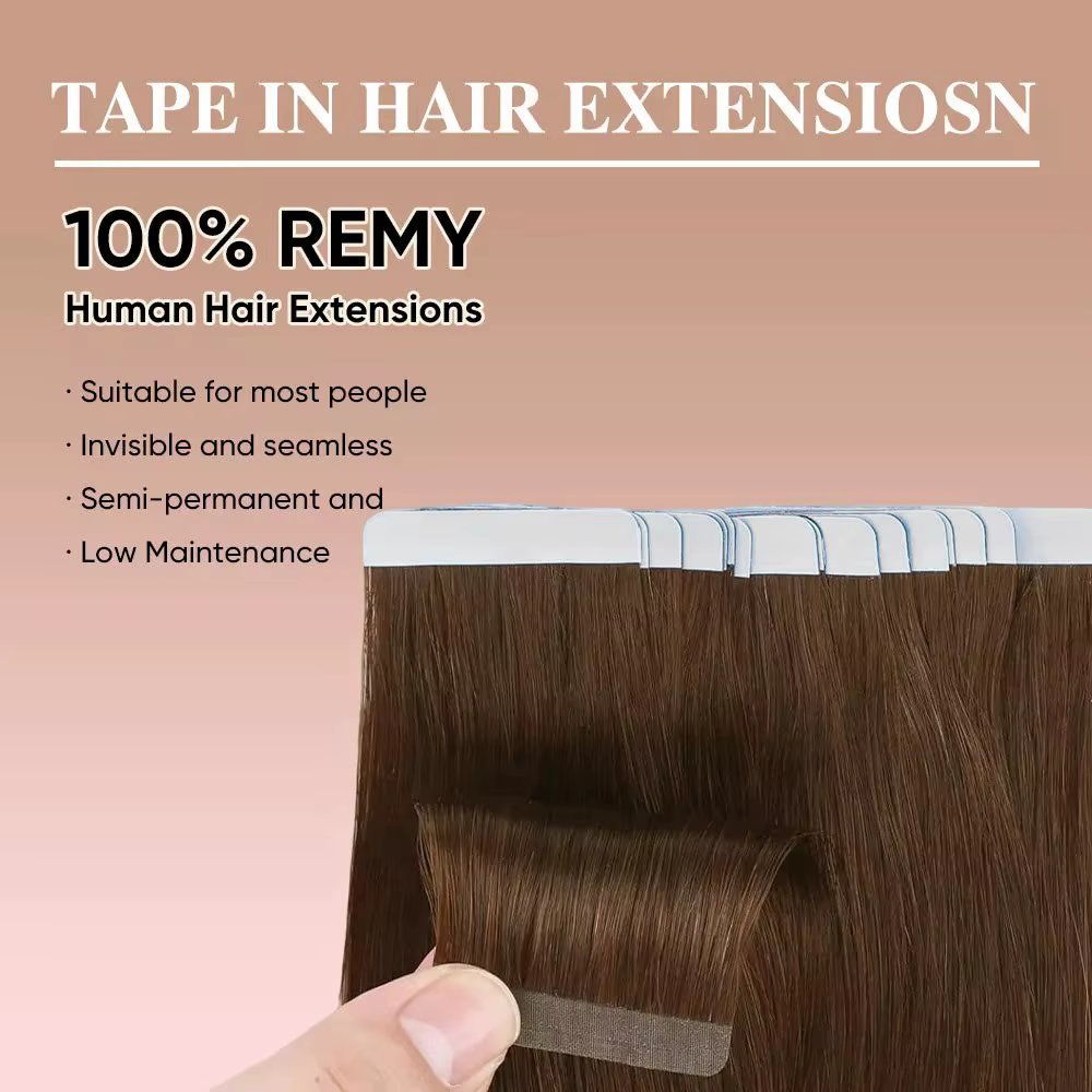 Extensions de cheveux humains bande dans
