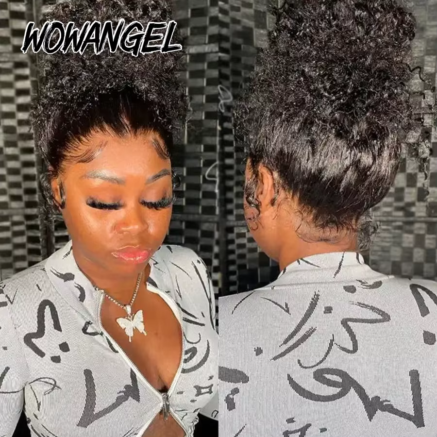 Perruque Full Lace Wig sans colle naturelle ondulée