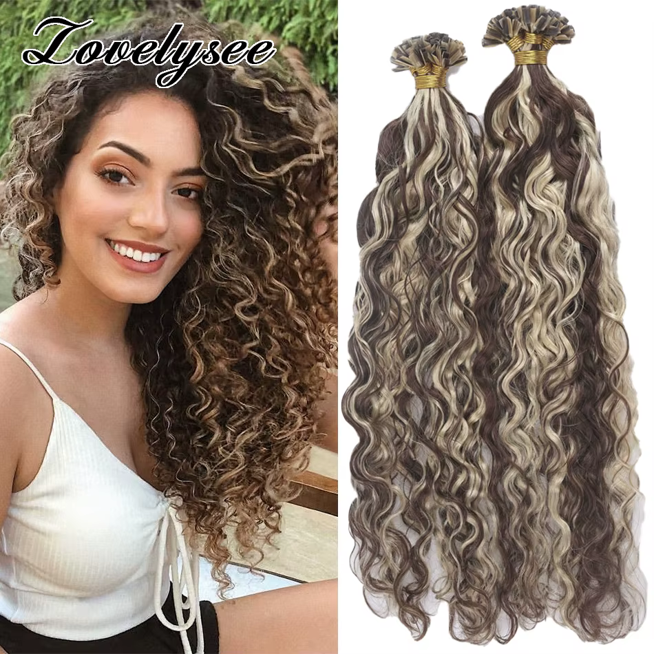 Extensions de Cheveux Humains Naturels pour Femme