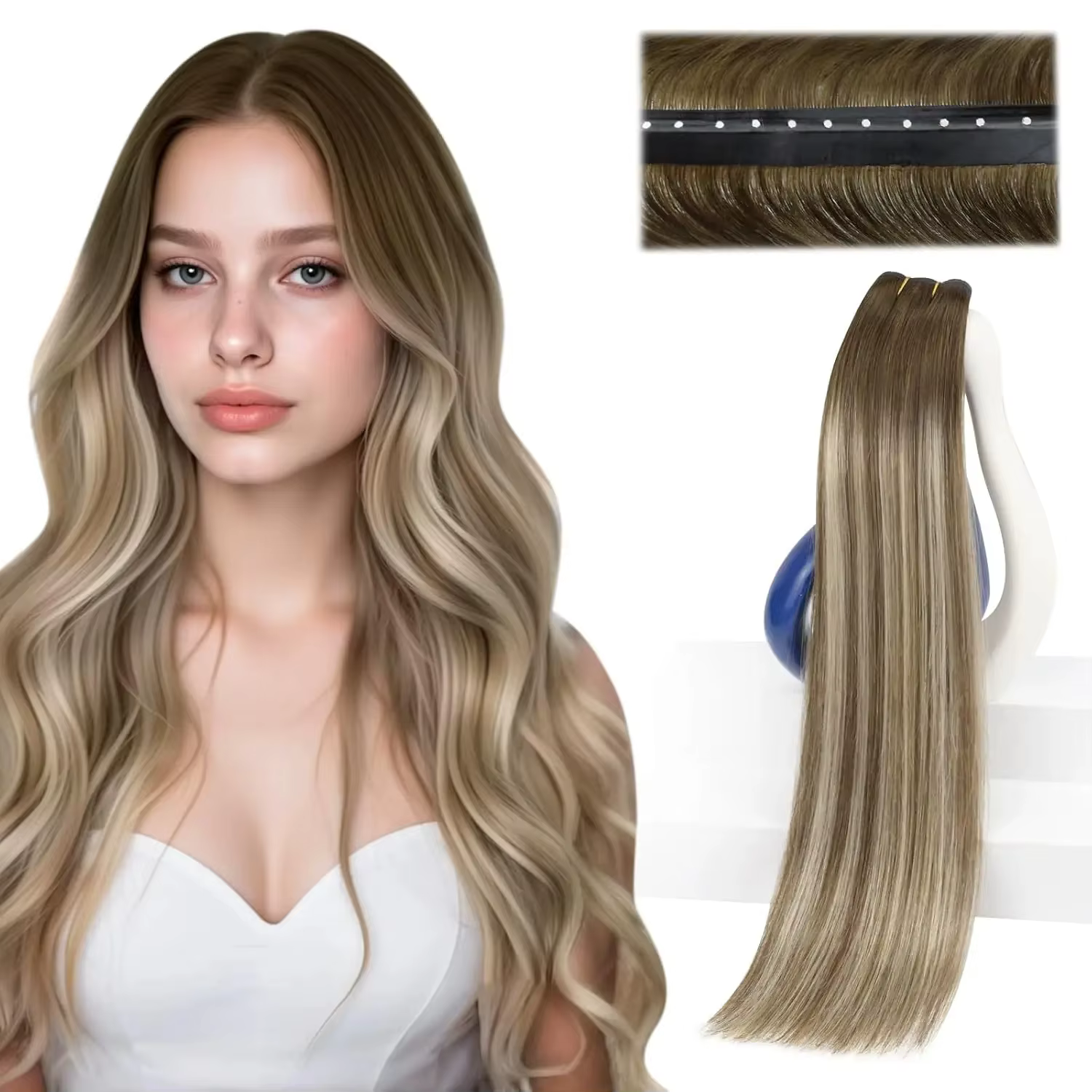 Papillon Extensions de cheveux vrais