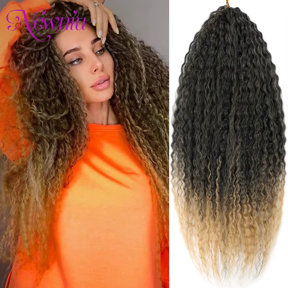 Dreadlocks faits à la main Tresses au crochet Extensions de cheveux pour femmes noires