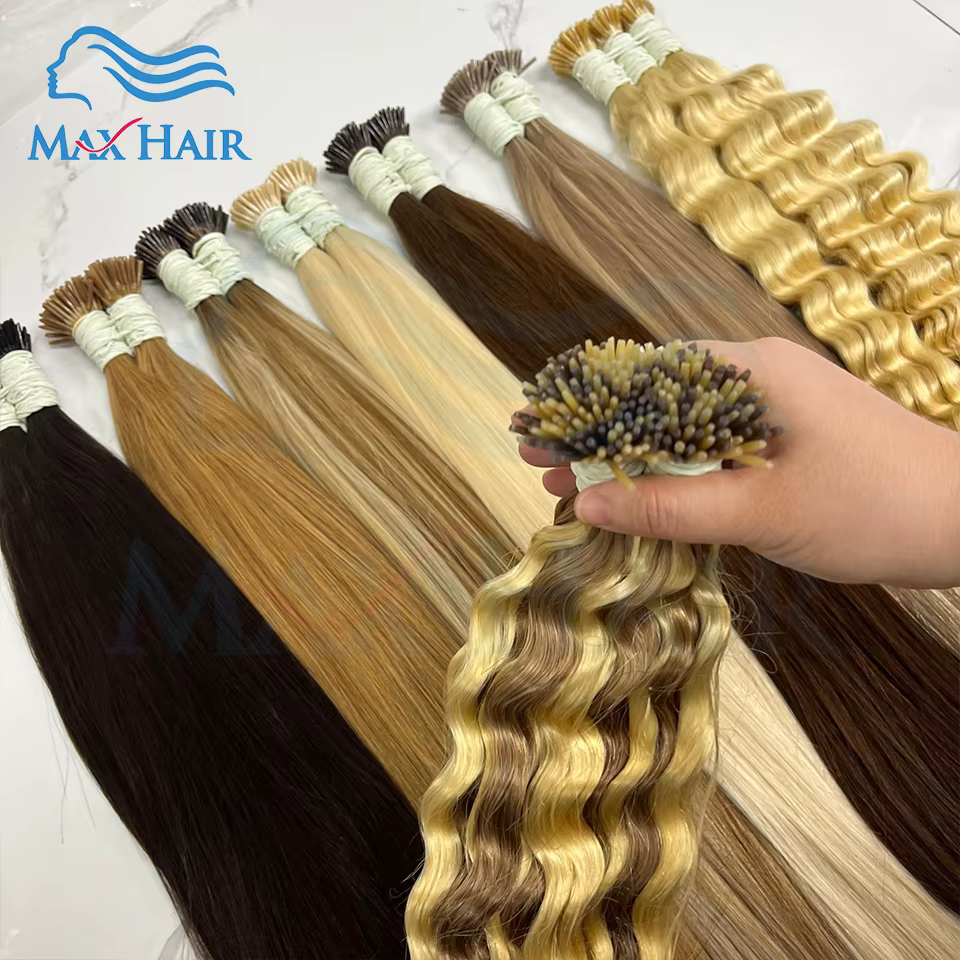 Extensions de cheveux à la kératine I Tip naturel réel humain