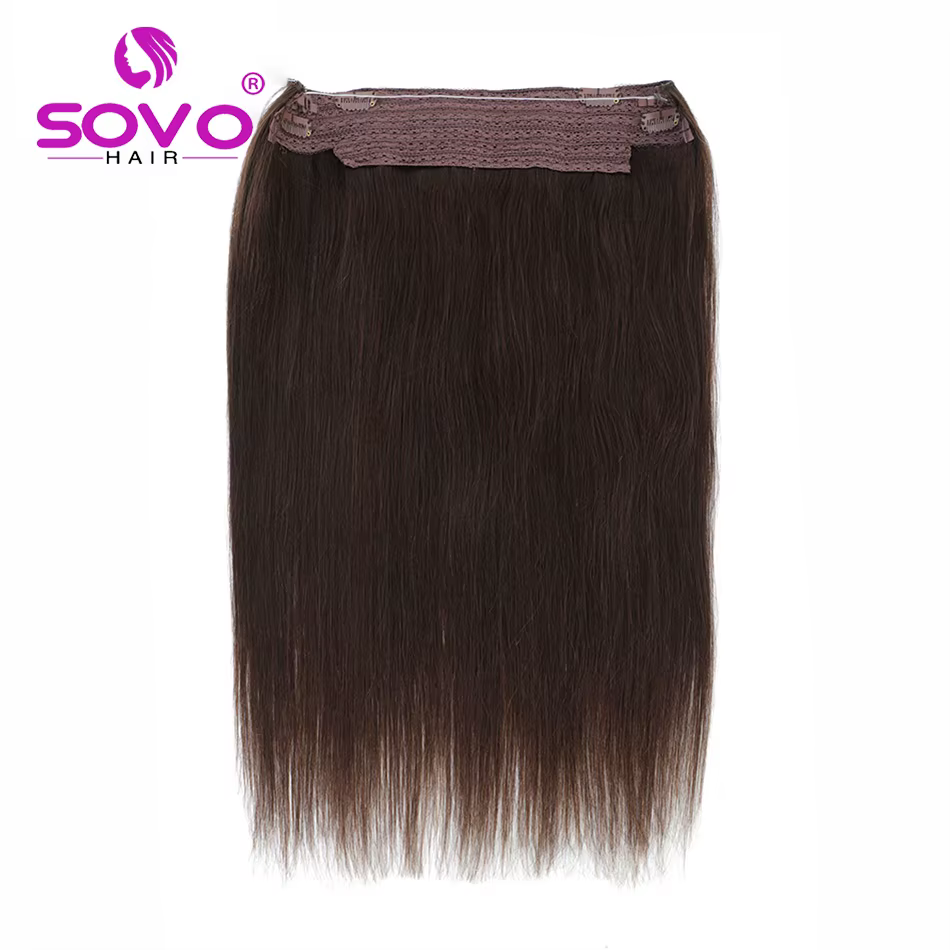 120G Halo Extensions de cheveux 100%