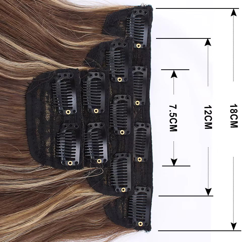 Extensions capillaires synthétiques ondulées Bio ombrées