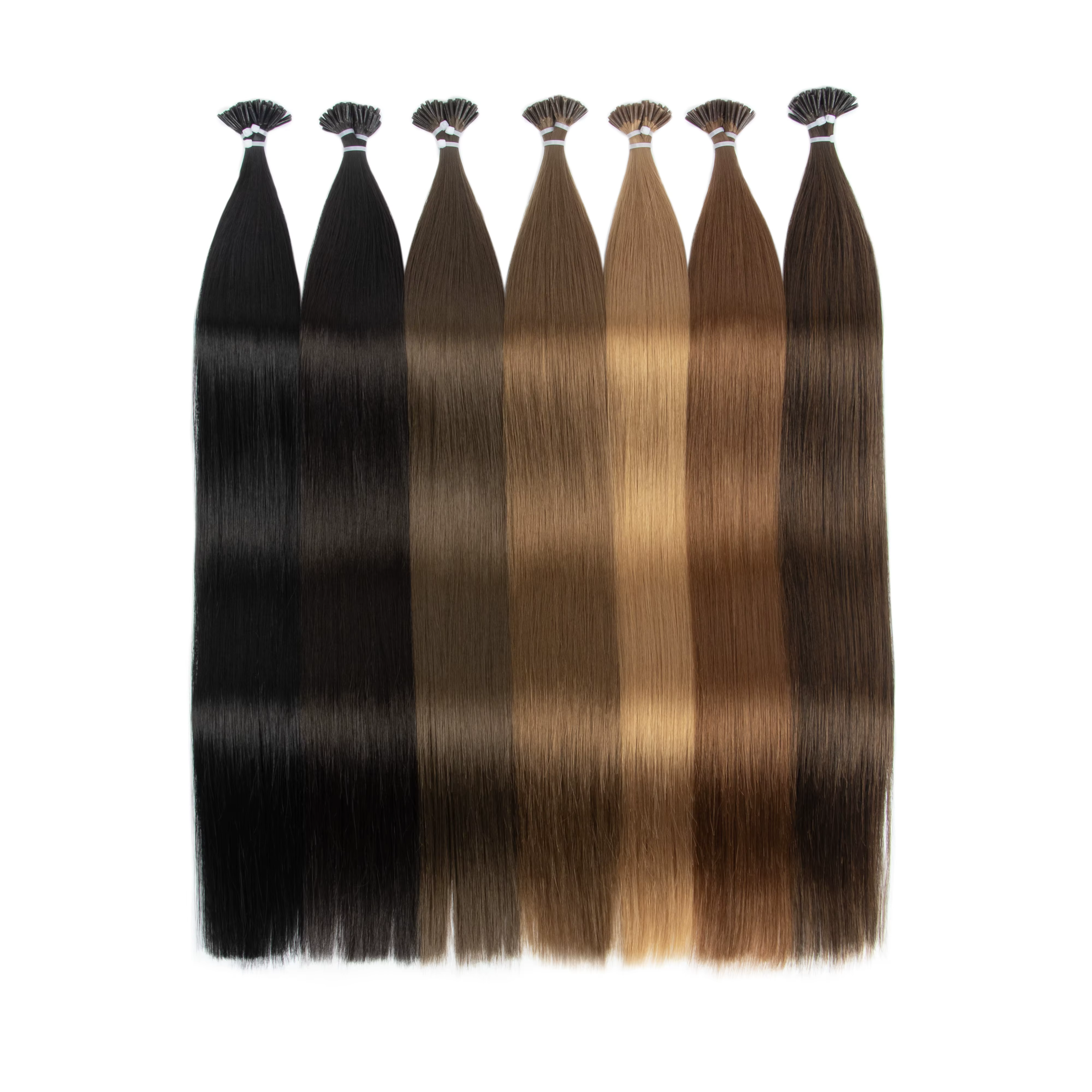 Extensions de cheveux synthétiques à pointe droite