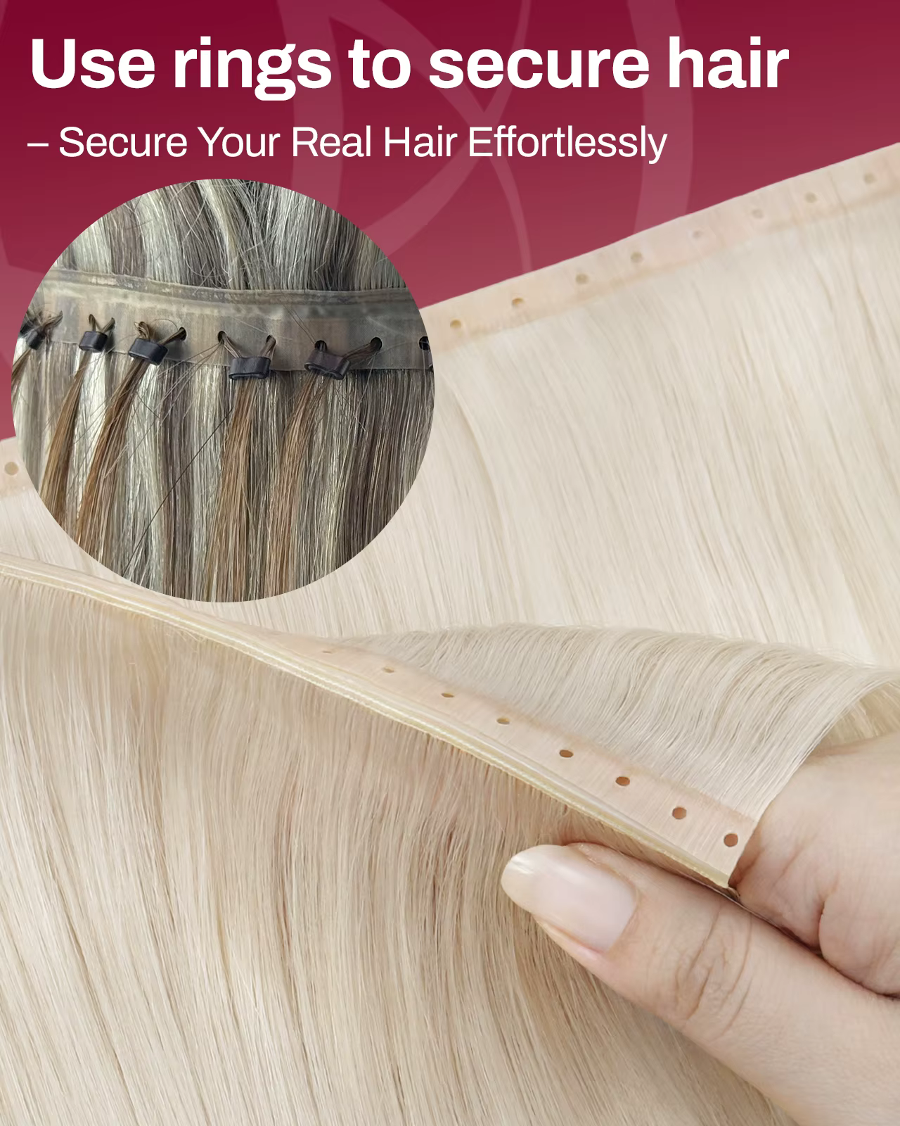 Extensions de cheveux Moresoo Butterfly Weft