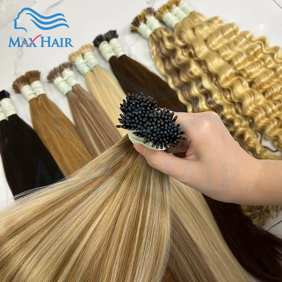 Extensions de cheveux à la kératine I Tip naturel réel humain