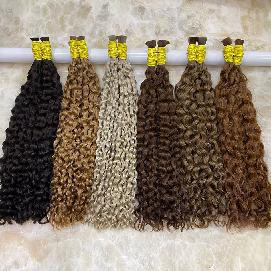 REMI Extensions de cheveux humains 100% naturels vietnamiens en vrac pour tressage